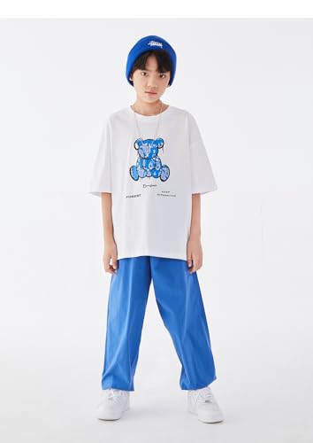 Meufam Boys' Tech Pants Athletic Running Pants Quick Dry Performance Woven Joggers Comfy Cargo Jogger Pants for Boys2