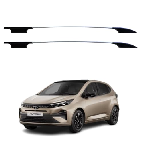 Aksmit Universal Car Roof Rail, Silver, Pair of 2 - Image 2