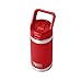 YETI Rambler Jr. 12 oz Kids Bottle, with Straw Cap, Rescue Red