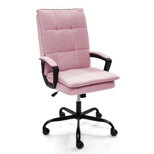 Uspark - Silla De Oficina En Casa Con Respaldo Doble Acolchado, Silla Ergonómica De Escritorio Para Computadora Con Brazos Para Mayor Comodidad Y Apoyo, Estilo Ejecutivo Con Capacidad De 330 Libras, Uspark - Silla De Oficina En Casa Con Respaldo Doble Acolchado, Silla Ergonómica De Escritorio Para Computadora Con Brazos Para Mayor Comodidad Y Apoyo, Estilo Ejecutivo Con Capacidad De 330 Libras,