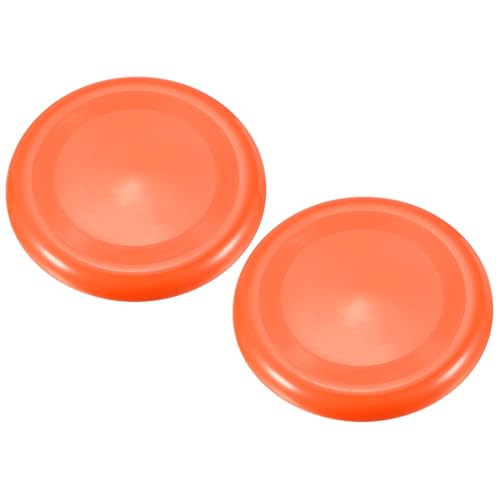 PATIKIL Flying Disc 9 Inch 65 Gram, 2 Pack Ultimate Competition Discs Sport Training Disk for Backyard Lawn Beach Outdoor Park, Orange