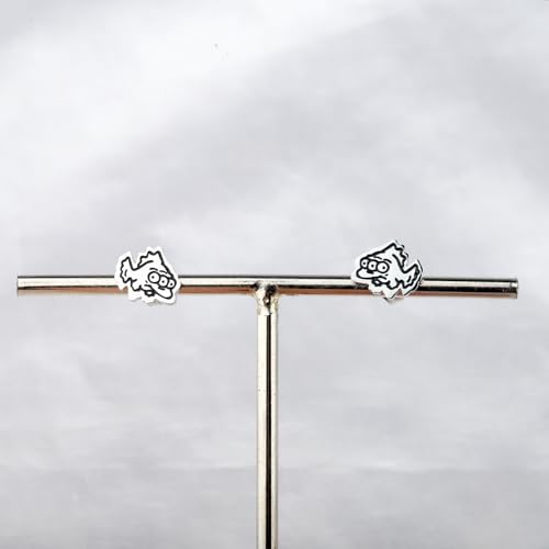 CHOORO Tiny Blinky Fishing Jewelry 3 Eyed Fish Studs Earrings Gift For Her3