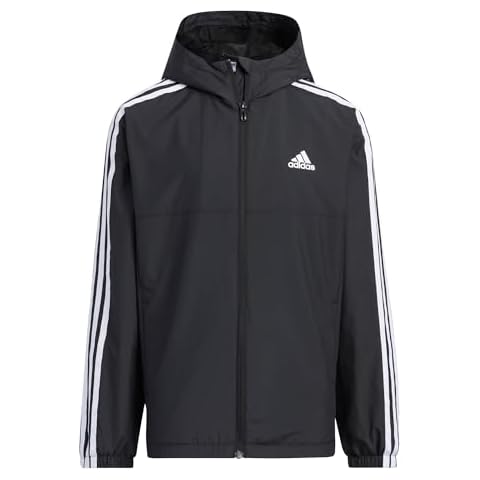 adidas Kids Black Woven Jacket 11-12 Years Cover