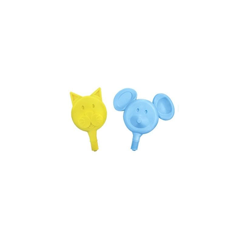 Cat-n-Mouse Hard Tip 2-Pack, Blue/Yellow