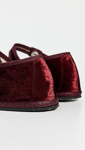 Women's Mary Jane Satin Velvet Flats3