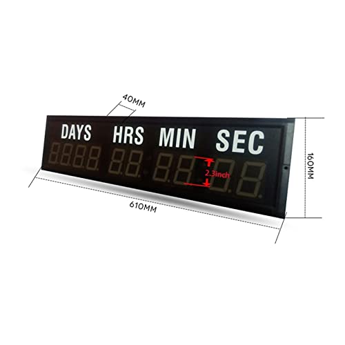 Cronómetro digital con pantalla LCD de 2.3 pulgadas miniatura 7