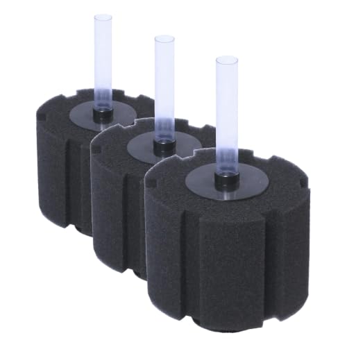 Image of AQUANEAT Aquarium X Large Bio Sponge Filter Breeding Fry Fish Tank (XX Large up to 220Gal) (Pack of 3)