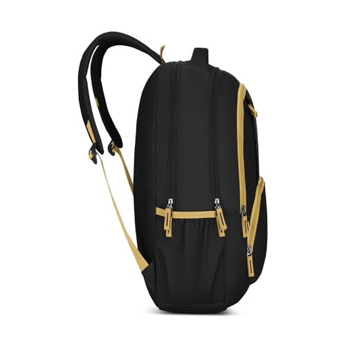 Image of Aristocrat Circuit Casual Backpack 40L | 3 Compartments with Quick-Access Front Pocket | Padded Shoulder Straps & Side Bottle Holders | Office & Travel Backpack for Men & Women