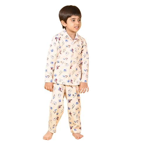 Image of Jam & Sugar Boys Cotton Printed Night Suit Set