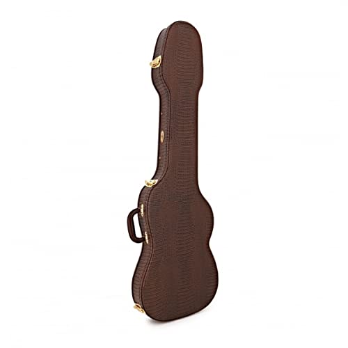 gear4music Etui Rigide pour Guitare Basse électrique - Verrouillable, doublé et rembourré en Peluche