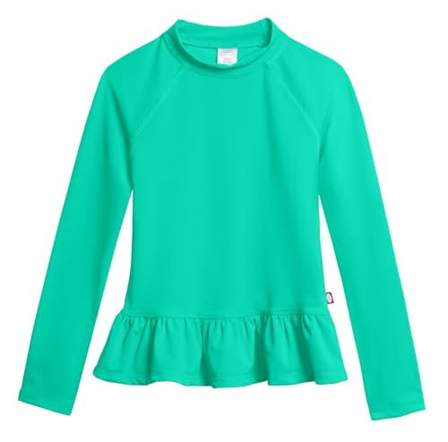 Image of Girls UPF 50+ Peplum Long Sleeve Rashguard