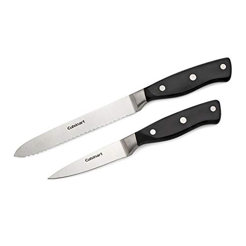 Cuisinart C77TR-2P Triple Rivet Collection 2-Piece Knife Set, 5.5-Inch Utility and 3.5-Inch Paring