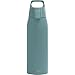 Sigg - Edelstahl Trinkflasche - Shield ONE Morning Blue - F&uuml;r Kohlens&auml;urehaltige Getr&auml;nke Geeignet - Auslaufsicher - Federleicht - BPA-frei - Outdoor & Fitness - 1.0 L