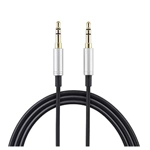 Compatibele vervangende audiokabel van AGS Retail Ltd. voor Sony-hoofdtelefoon uit de MDR-serie – zwart, 1,5 m…