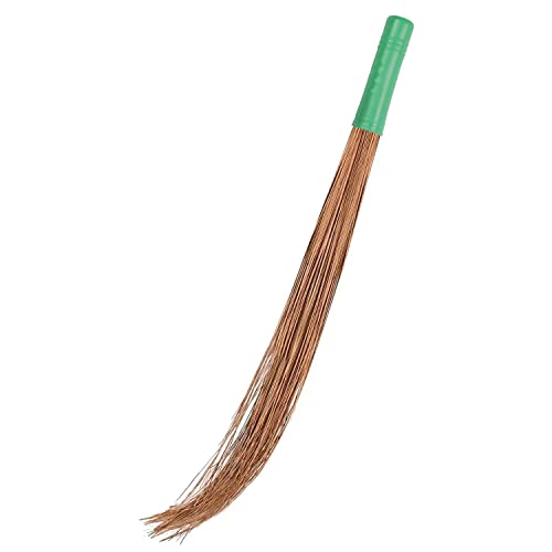 Image of Zureni Traditional Coconut Leaf Grass 40 inch Long Broomstick Washable Seekh Jhaadu with Firm & Comfortable Grip Ideal for Wet Surface Cleaning (Pack of 1, 400 Gm, Random Colors)