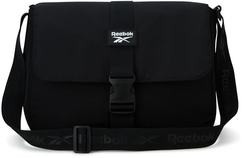 Image of Reebok Womens Small Crossbody Bag Lightweight Nylon Purse Adjustable Strap | Quilted Washed Fabric, Roomy Interior with Handy Pockets, Wear Over Shoulder or Across Body, Great for Daily Travel