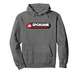 Photo Gallery spokane logo emblema - spokane washington felpa con cappuccio Photo Gallery spokane logo emblema - spokane washington felpa con cappuccio