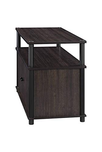 Image of DeckUp TV9040A Tube-N-Turn Engineered Wood 2 Door TV Entertainment Unit (Dark Wenge, Engineered Wood)