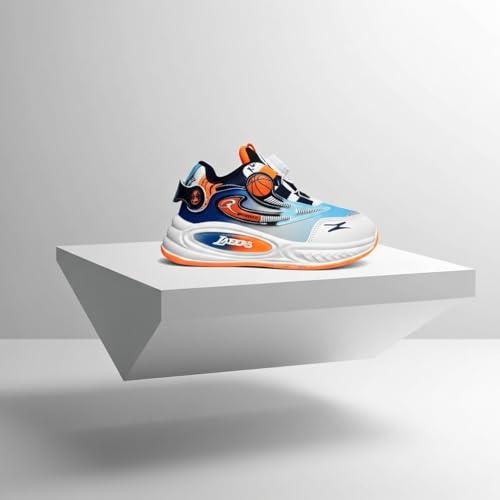 Image of Athletic Sneakers with Dial Closure, Comfortable, Attractive Colour Combination, Chunky Sole, Sports Running Shoes