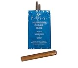 f.e.s.s. 1 Pack FESS Products Travel Pouch Cigar Bag Pressl and lock Humidor Humidifier, blue