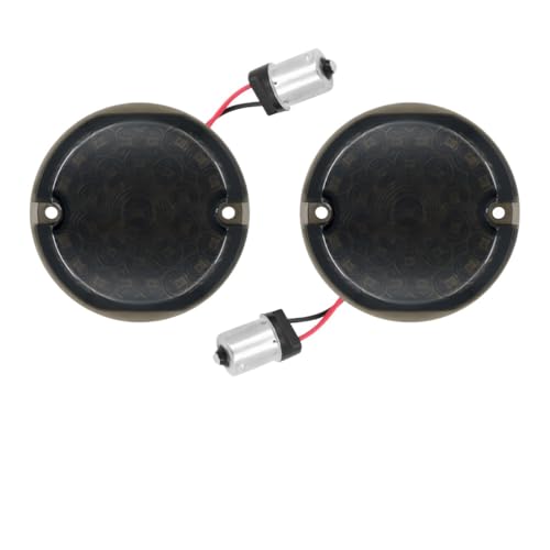 Clignotant moto pour Harley Touring Softail et Electra Glide feu indicateur de direction noir