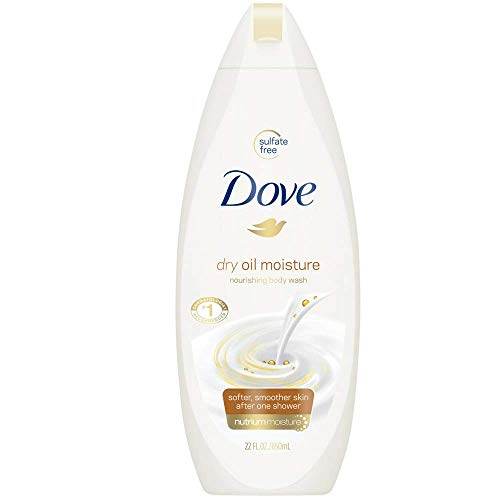 Dove Nourshing Body Wash, Dry Oil Moisture 22 oz (Pack of 10)