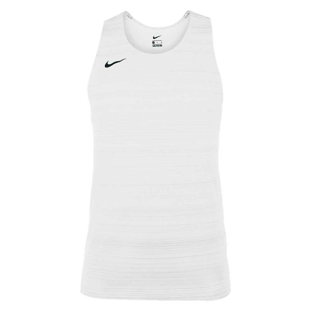 Nike Dri Fit Miler Singlet White