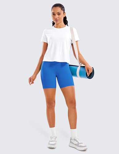 Image of CRZ YOGA Butterluxe Biker Shorts 6 inch | Extremely Soft, Gentle Compression, Yoga, High Waisted, for Women