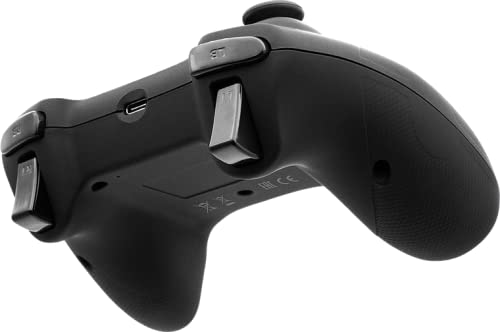 Speedlink RAIT Gamepad Wireless – kabelloser Controller mit Vibrationsfunktion, Dauerfeuer Funktion, für PC/PS3/Switch, gummierte Oberfläche, schwarz – Bild 4