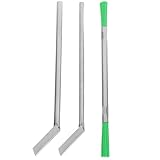 TOBBOMEY Aufzugsreinigungsset mit Nylonbürste und Schaber Fugenreiniger für Rillen und Schwellen Kompakt und Robust für Aufzugswartung