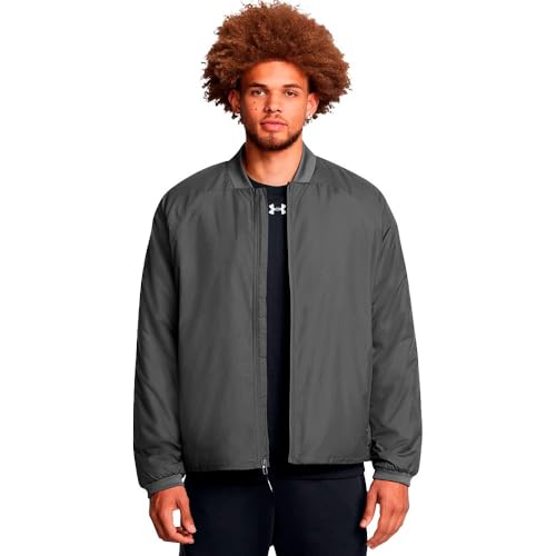 Chaqueta Under Armour cortavientos acolchada gris talla M de invierno para hombre