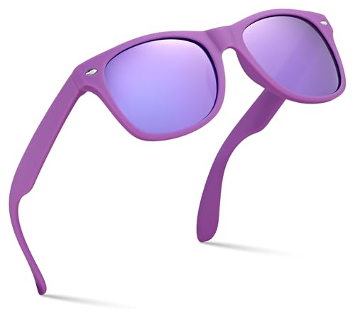 Retro Rewind Kids Sunglasses for Boys Girls Age 3-12 - Shatterproof UV400 Toddler Children Sun Glasses