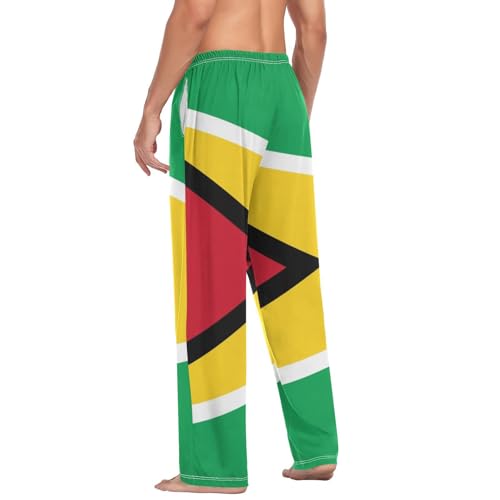Mexico Flag Men's Lightweight Open-Hem Lounge Pants4