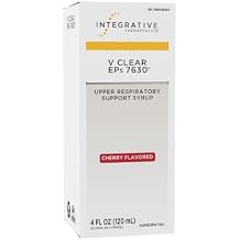 Integrative Therapeutics V Clear EPs 7630 - for the Whole Family - Supports Throat, Nasal & Bronchial Irritations - Upper Respiratory & Lung Health Support for Common Cold - Cherry Flavored, 4 oz