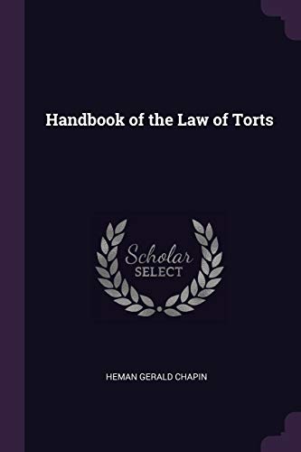 Handbook of the Law of Torts Paperback – Import, 15 February 2018