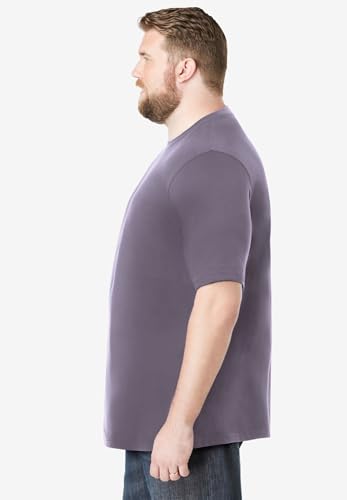 Boulder Creek by Kingsize Men's Big & Tall Heavyweight Jersey Crewneck T-Shirt3