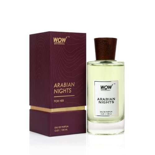 WOW Skin Science Arabian Nights | Oud Eau De Parfum | Premium Valentine's Day Gift For Women | Long Lasting Luxury Perfume for Her | 100ml