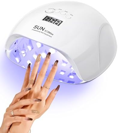LED Nail Lamp, NAILGIRLS UV 220W with 4 Timers, Professional Nail Dryer with LCD Display, Removable Magnetic Plate for Nail Dryer, Dryer at Home