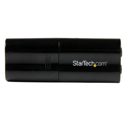 Image of StarTech.com USB Sound Card - 3.5mm Audio Adapter - External Sound Card - Black - External Sound Card (ICUSBAUDIOB) (Pack of 2)