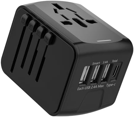 Connecteur de Voyage France vers Le Japon avec 4 Prises USB (2 USB-C