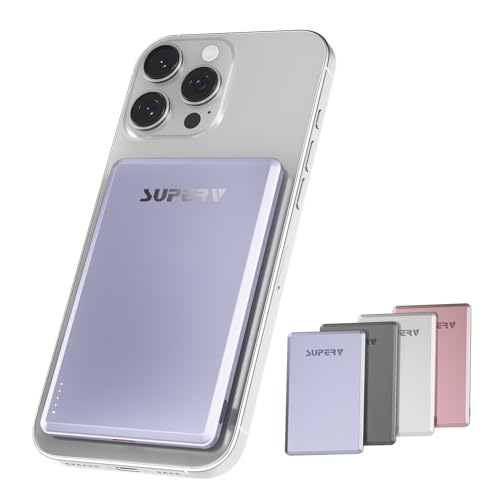 Power Bank モバイル バッテリー 超薄型 MagSafe対応【Ultra Slim】軽量 小型 バッテリー マグセーフ 充電器 薄型 ワイヤレス充電器 マグネット 5000mAh 急速充電 PSE技術基準適合 iPhone12~16 対応 旅行/出張