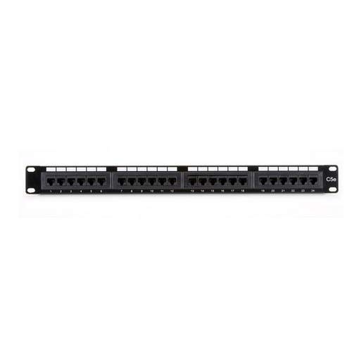 Black Box CAT5e Patch Panel 24-Port 1U Unshielded Pack of 3