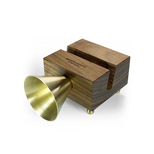 Ecophonic® Retro® Altavoz Ecológico y Artesanal | Amplificador Acústico Natural | Madera Maciza | Certificación FSC y PEFC | Soporte para Smartphone | Fabricado en España Cover