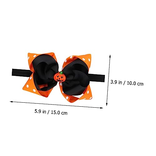 2pcs Halloween Headbands Soft Elastic Hairbands Festive Hair Accessories for Newborn Party Celebration3