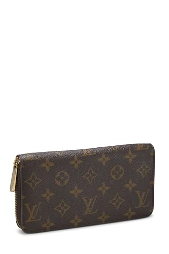 Pre-Loved Monogram Canvas Zippy Continental, Red2