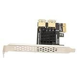 pcie riser cable 4x Large compatibilité : la carte d'extension PCI E est compatible avec PCI E 4X, 8X, 16X. Le système prend en DOS, Linux, Win7, Win8, Win10, Win11 et d'autres systèmes
