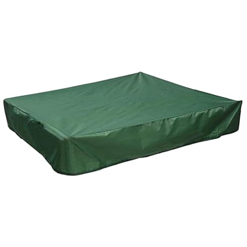 Copertura per sabbiera, copertura per sabbiera in tessuto Oxford 47x47 antipolvere e antivento impermeabile con coulisse per protezione esterna |.Scatola di sabbia