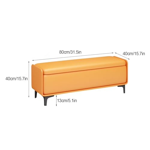Banc de lit et d'entrée multicolore pour retrouver un espace propre et ordonné - 8