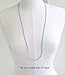 Kathy Bankston Handmade Turquoise Seed Bead Necklace Matte Finish, Thin 1.5mm Single Strand