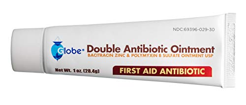 Globe First Aid Topical Antibiotic Ointment with Bacitracin Zinc & Polymyxin B Sulfate, Infection Protection & Wound Care Without Neomycin 1 oz Tube - Thumbnail 5